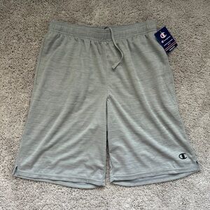 Champion Men's Light Gray Athletic Shorts